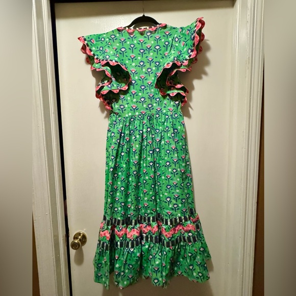 CeliaB Green Floral Midi Dress - Picture 4 of 6